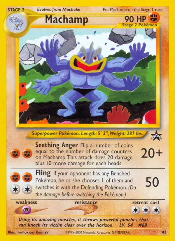 Machamp - Wizards Black Star Promos Pokemon Card