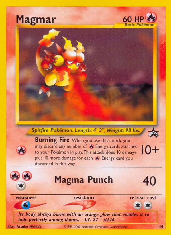 Magmar - Wizards Black Star Promos Pokemon Card