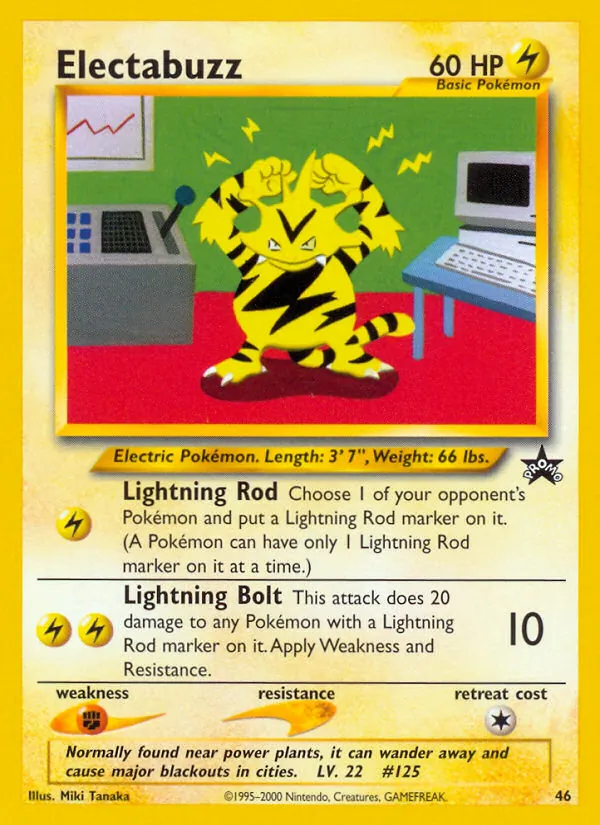 Electabuzz - Wizards Black Star Promos Pokemon Card