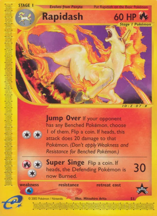 Rapidash - Wizards Black Star Promos Pokemon Card