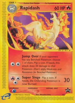 Rapidash - Wizards Black Star Promos