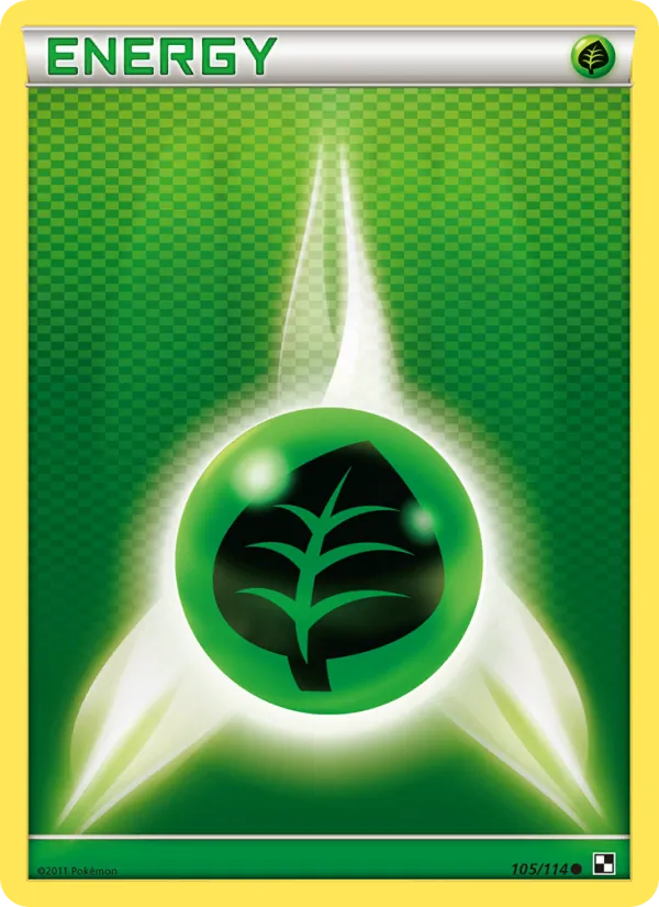 Grass Energy - Black & White Pokemon Card