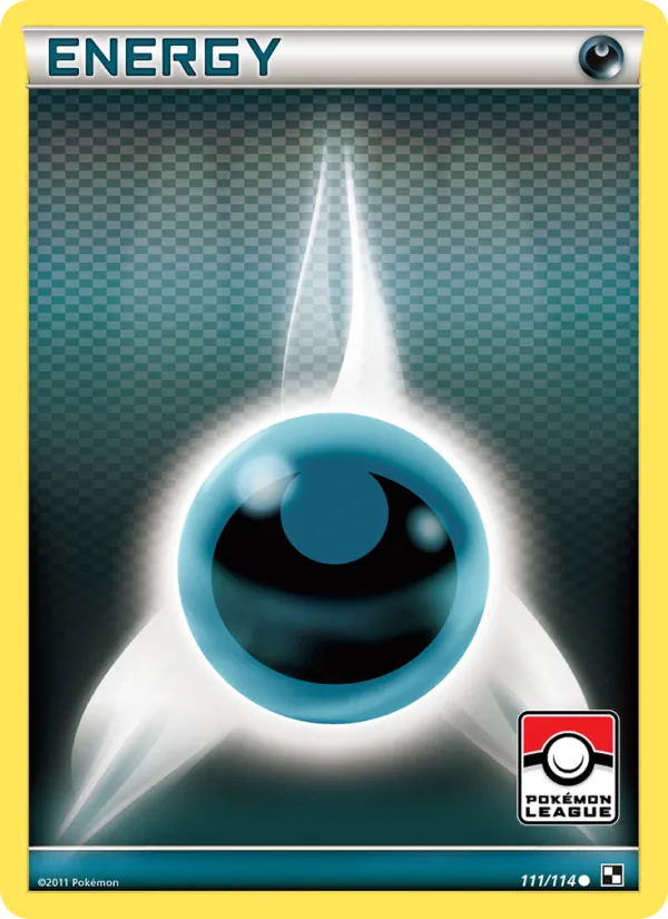 Darkness Energy - Black & White Pokemon Card