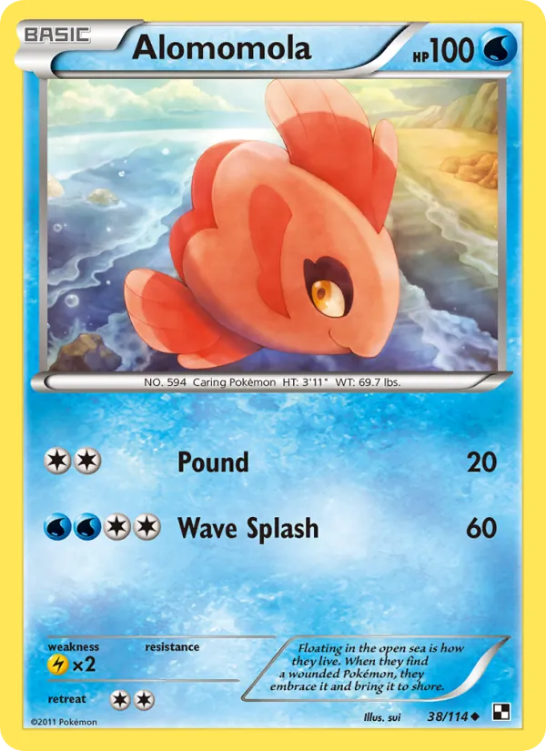 Alomomola - Black & White Pokemon Card