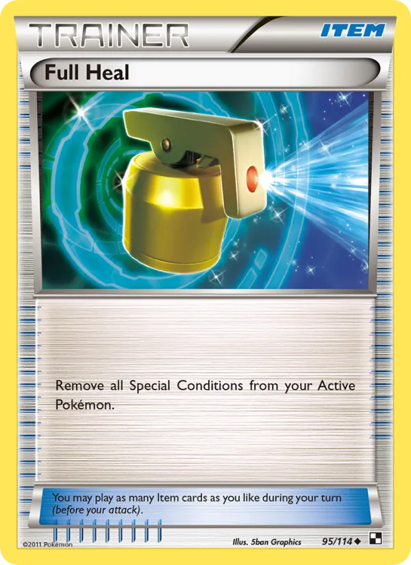 Full Heal - Black & White Pokemon Card