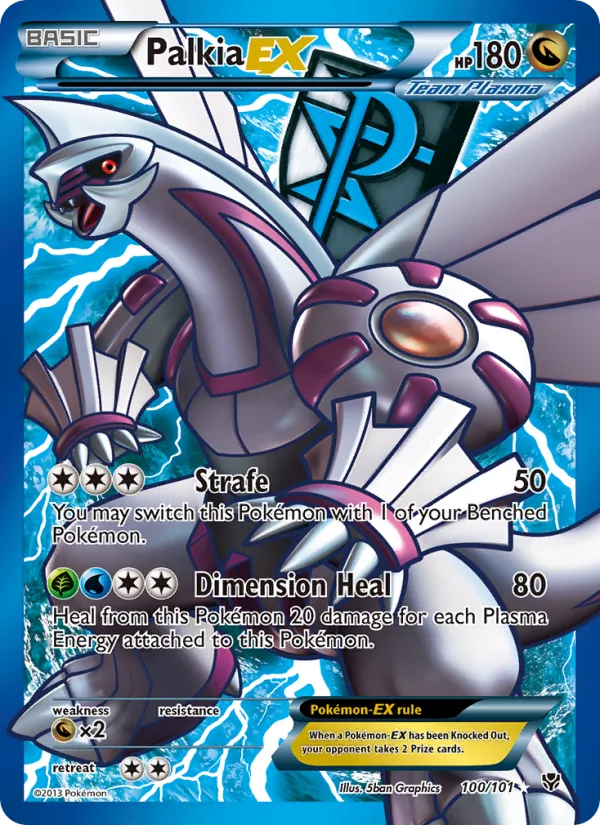 Palkia-EX - Plasma Blast Pokemon Card