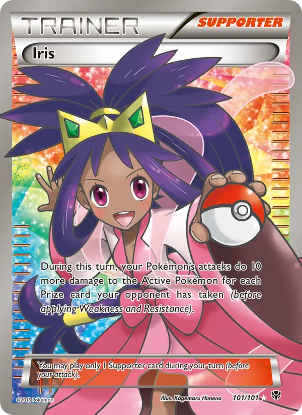 Iris - Plasma Blast Pokemon Card