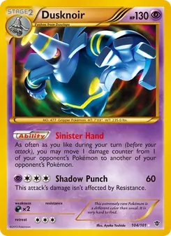 Dusknoir - Plasma Blast