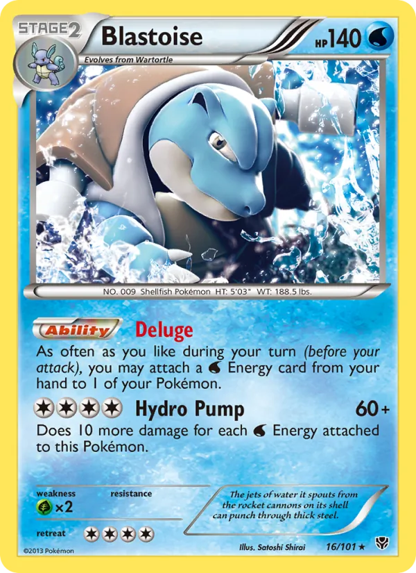 Blastoise - Plasma Blast Pokemon Card