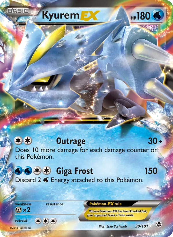 Kyurem-EX - Plasma Blast Pokemon Card