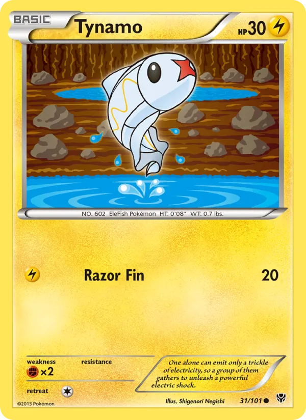 Tynamo - Plasma Blast Pokemon Card