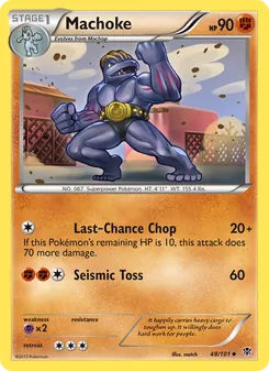 Machoke - Plasma Blast