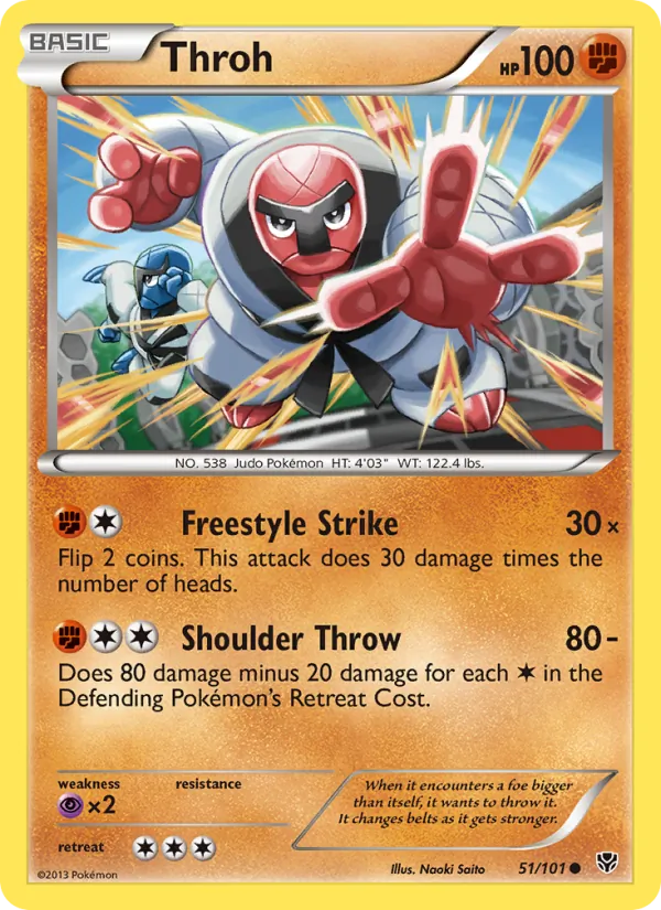 Throh - Plasma Blast Pokemon Card