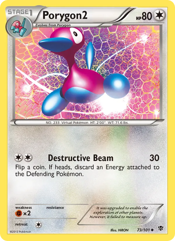 Porygon2 - Plasma Blast Pokemon Card