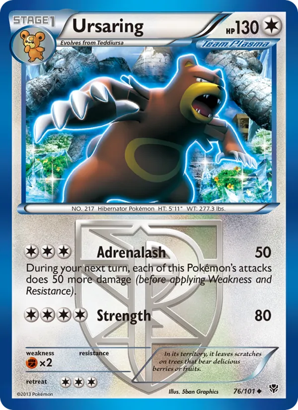 Ursaring - Plasma Blast Pokemon Card