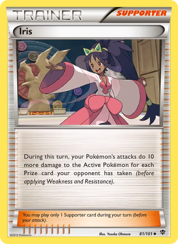 Iris - Plasma Blast Pokemon Card