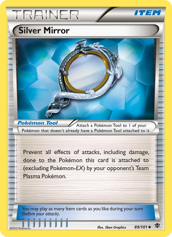 Silver Mirror - Plasma Blast Pokemon Card