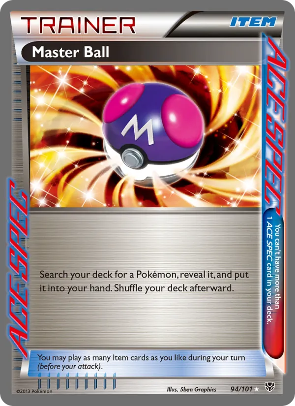 Master Ball - Plasma Blast Pokemon Card