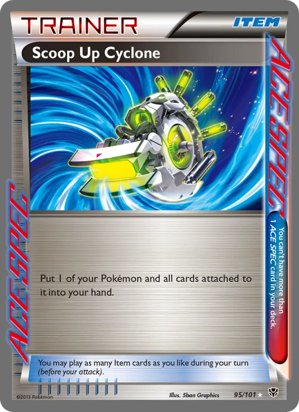 Scoop Up Cyclone - Plasma Blast Pokemon Card