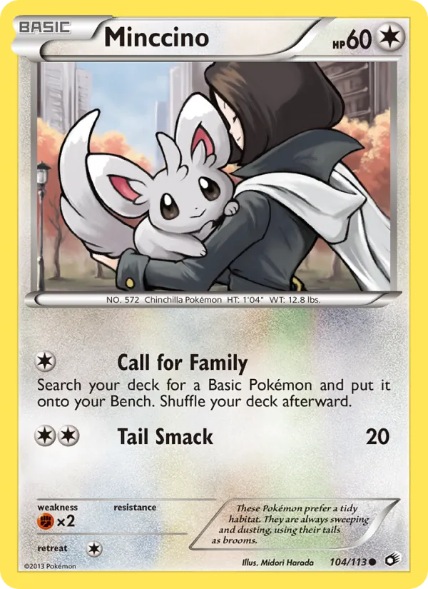 Minccino - Legendary Treasures Pokemon Card