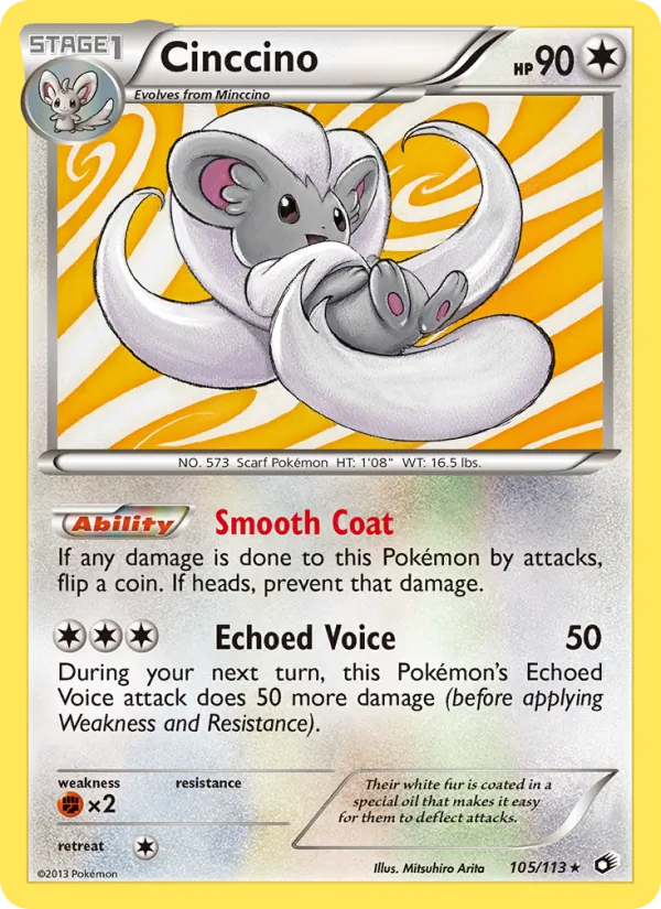 Cinccino - Legendary Treasures Pokemon Card