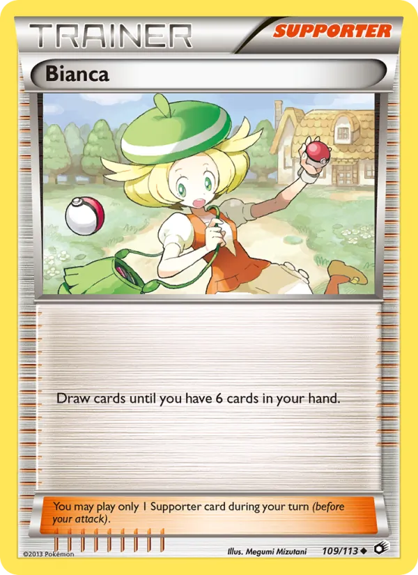 Bianca - Legendary Treasures Pokemon Card
