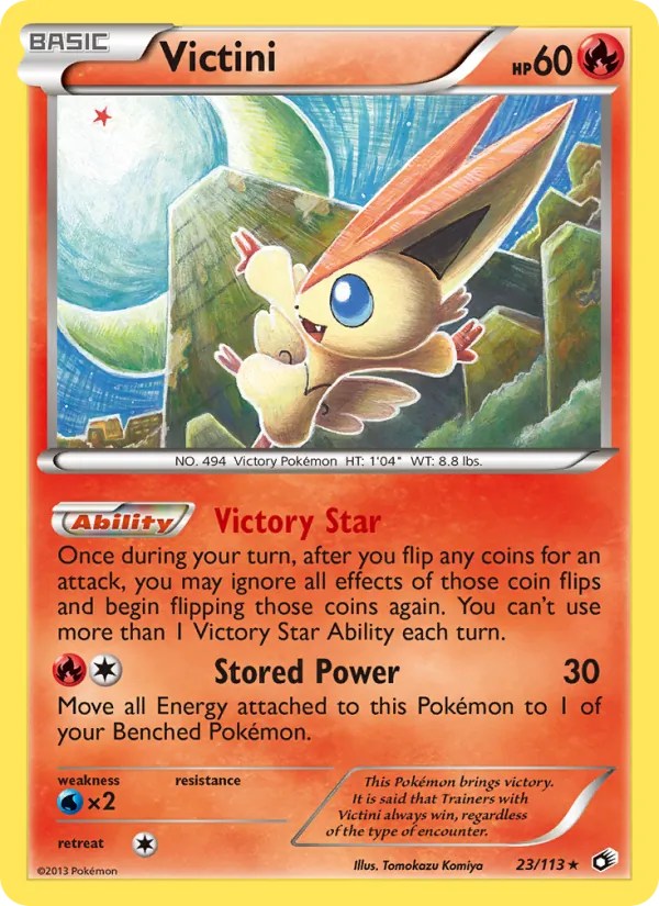 Victini - Legendary Treasures Pokemon Card
