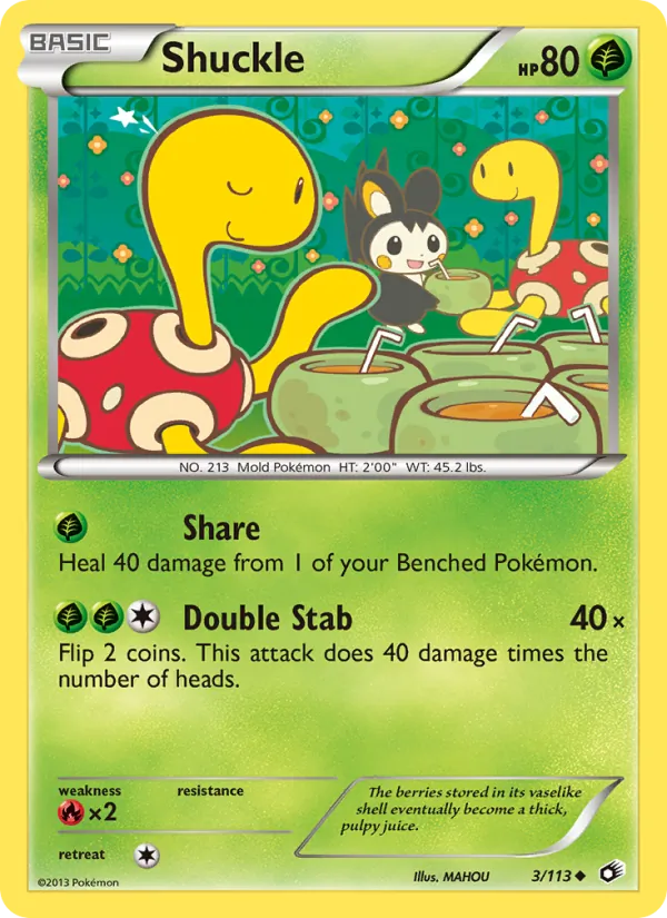 Shuckle - Legendary Treasures Pokemon Card
