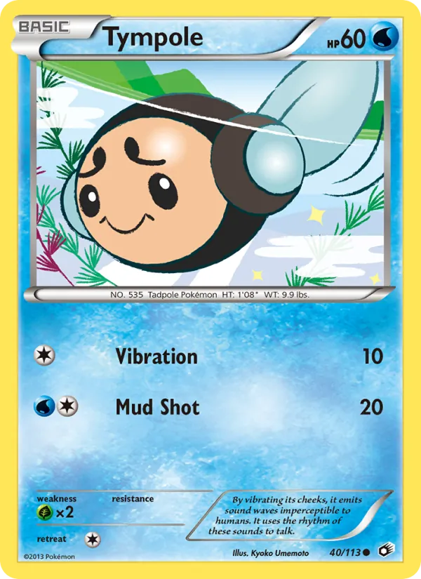 Tympole - Legendary Treasures Pokemon Card