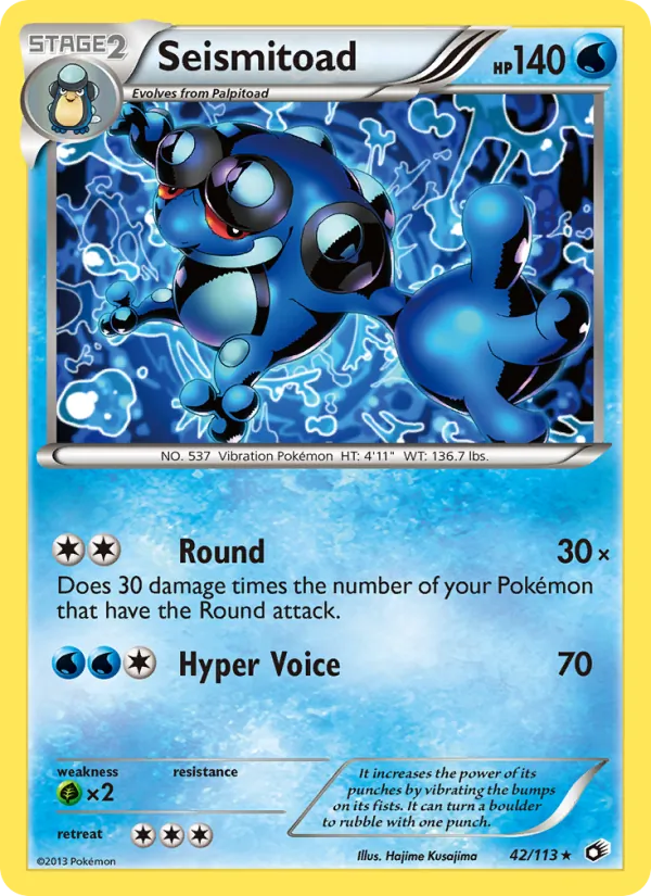 Seismitoad - Legendary Treasures Pokemon Card