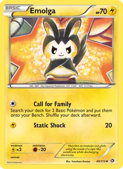 Emolga - Legendary Treasures
