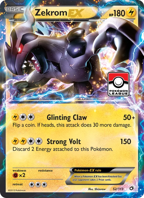 Zekrom-EX - Legendary Treasures Pokemon Card