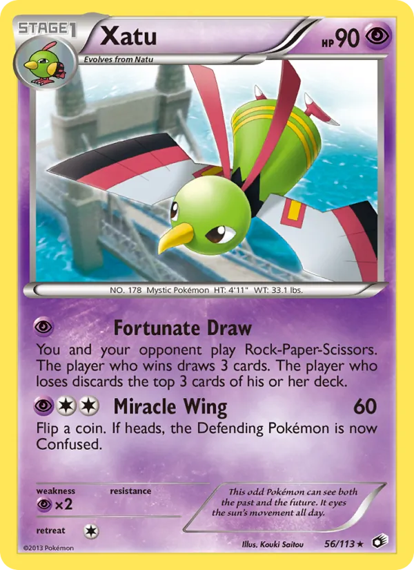 Xatu - Legendary Treasures Pokemon Card