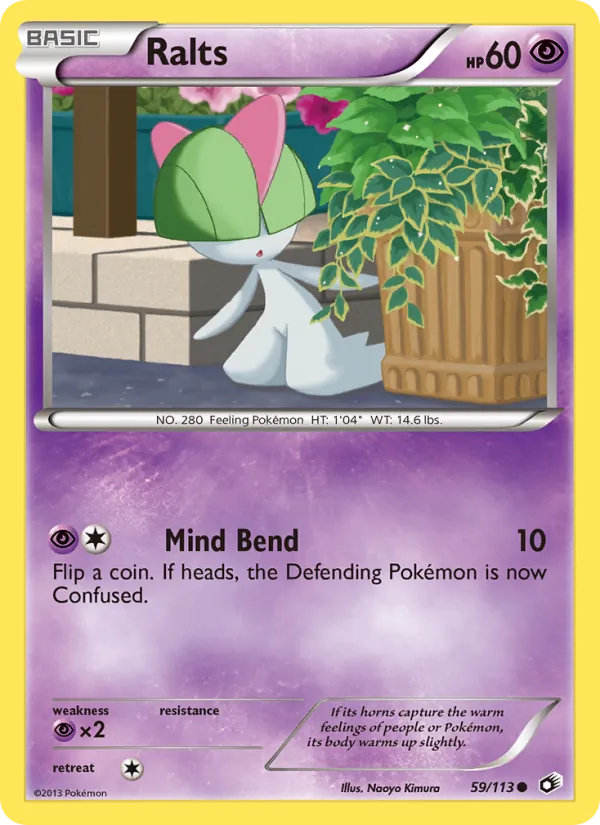 Ralts - Legendary Treasures Pokemon Card