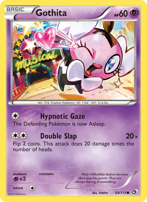 Gothita - Legendary Treasures Pokemon Card