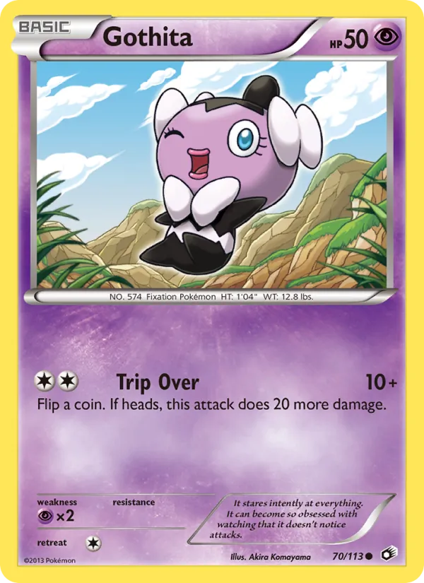 Gothita - Legendary Treasures Pokemon Card