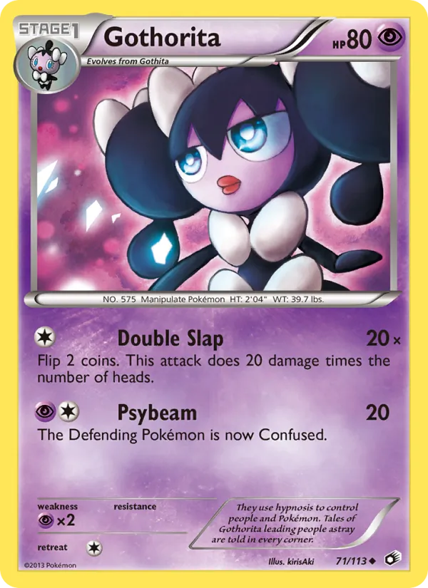 Gothorita - Legendary Treasures Pokemon Card