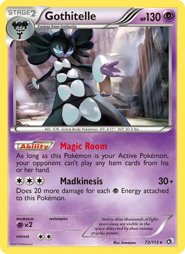 Gothitelle - Legendary Treasures Pokemon Card
