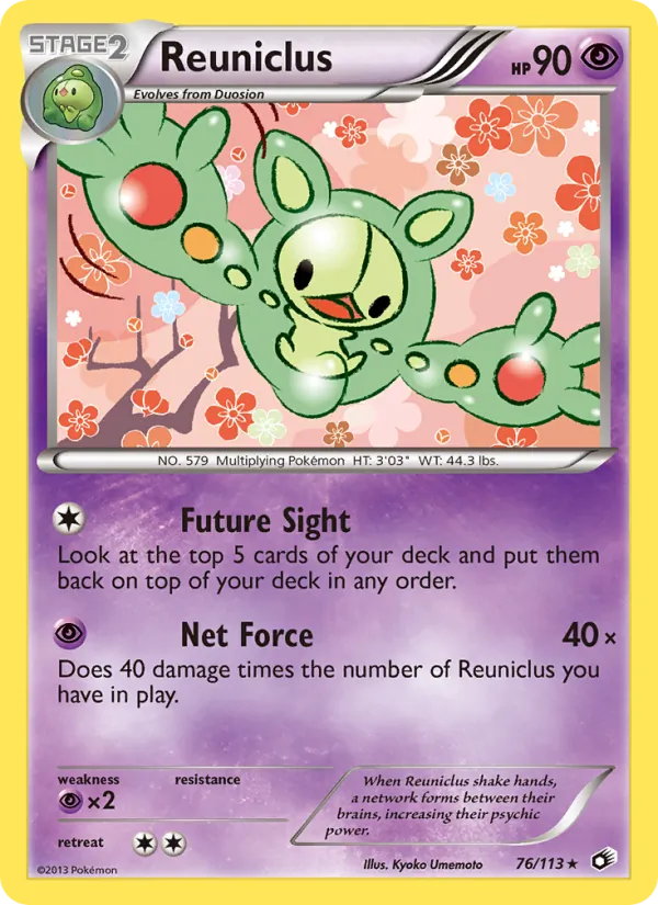 Reuniclus - Legendary Treasures Pokemon Card