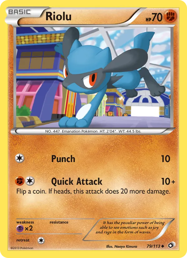 Riolu - Legendary Treasures Pokemon Card