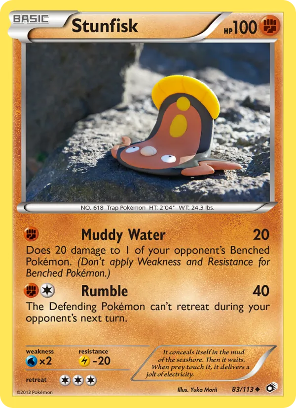 Stunfisk - Legendary Treasures Pokemon Card