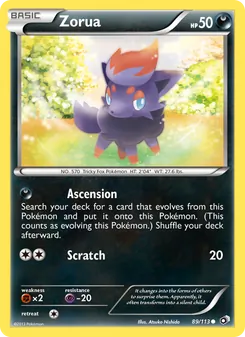 Zorua - Legendary Treasures