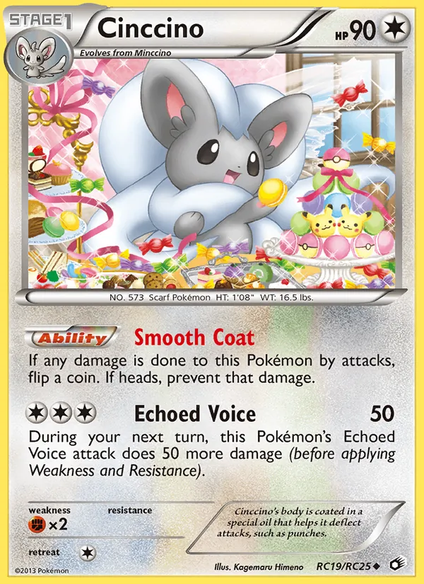 Cinccino - Legendary Treasures Pokemon Card