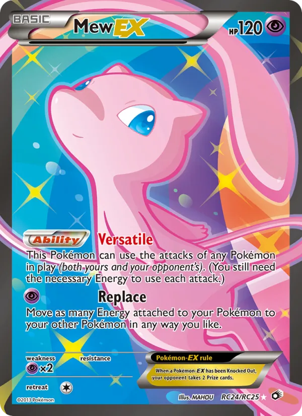 Mew-EX - Legendary Treasures Pokemon Card