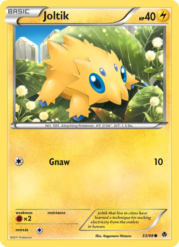 Joltik - Emerging Powers Pokemon Card