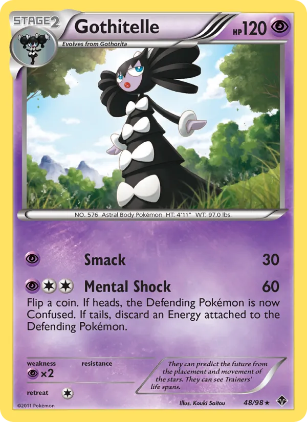 Gothitelle - Emerging Powers Pokemon Card