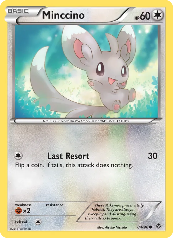 Minccino - Emerging Powers Pokemon Card