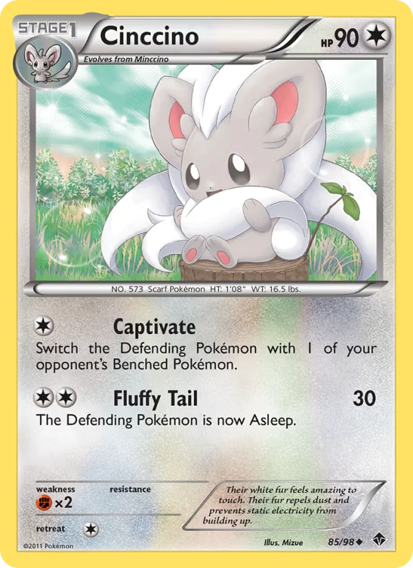 Cinccino - Emerging Powers Pokemon Card
