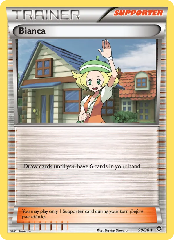 Bianca - Emerging Powers Pokemon Card