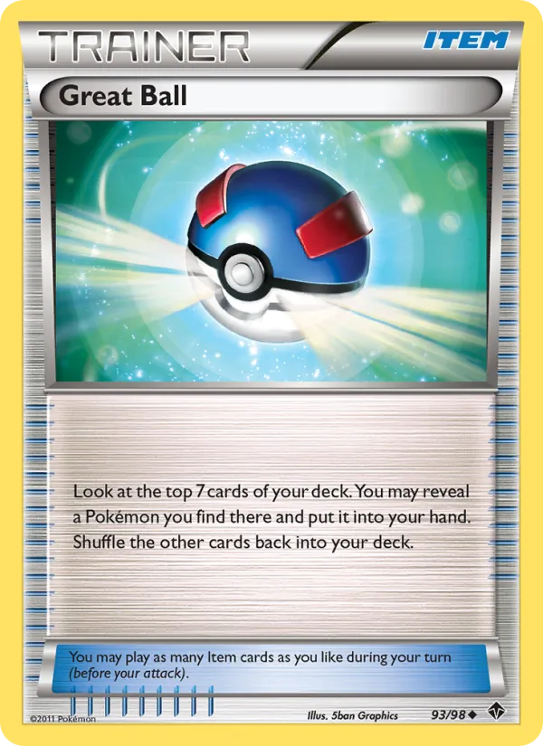 Great Ball - Emerging Powers Pokemon Card